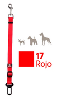 Cinturón de Seguridad para Perro Ajustable 43–70 cm – Rojo