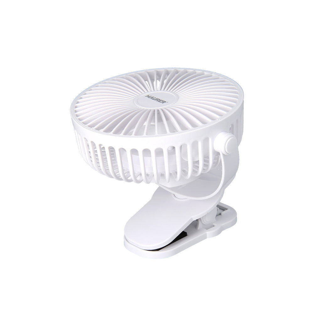 Ventilador Recargable con Clip 15 cm · 2400 mAh