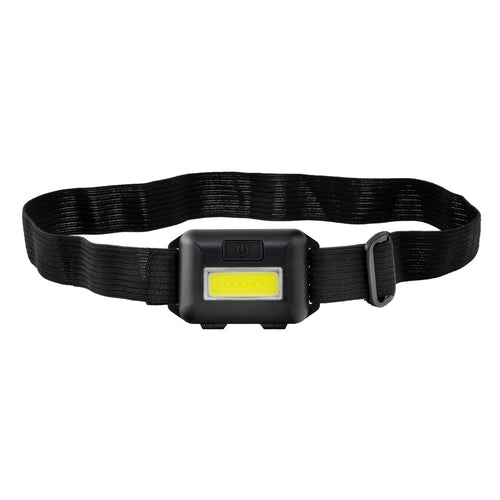 Linterna Led Frontal Cabeza Ajustable 120 Lumenes 3 Modos, Cinta Ajustable, 3 Baterias AAA Incluidas