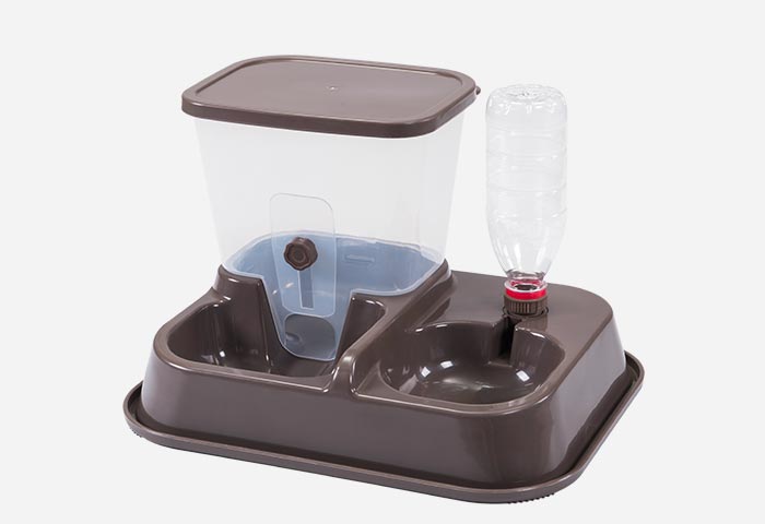DISPENSADOR DE AGUA Y COMIDA PARA MASCOTAS POLIPROPILENO XDB-004